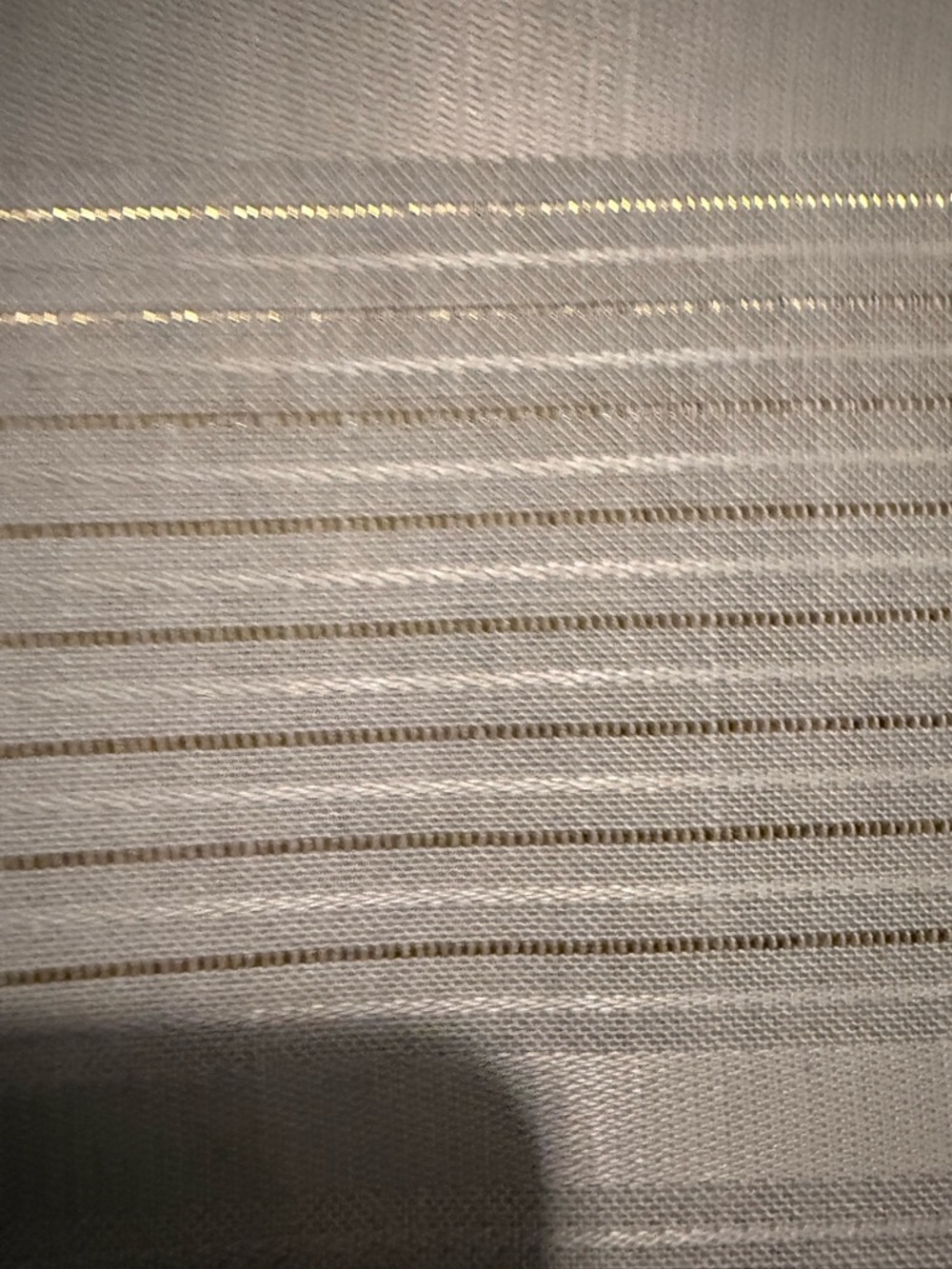 Vintage Bucilla Satin Glow Tablecloth 52" X 52" With Gold Mylar Decoration NWT